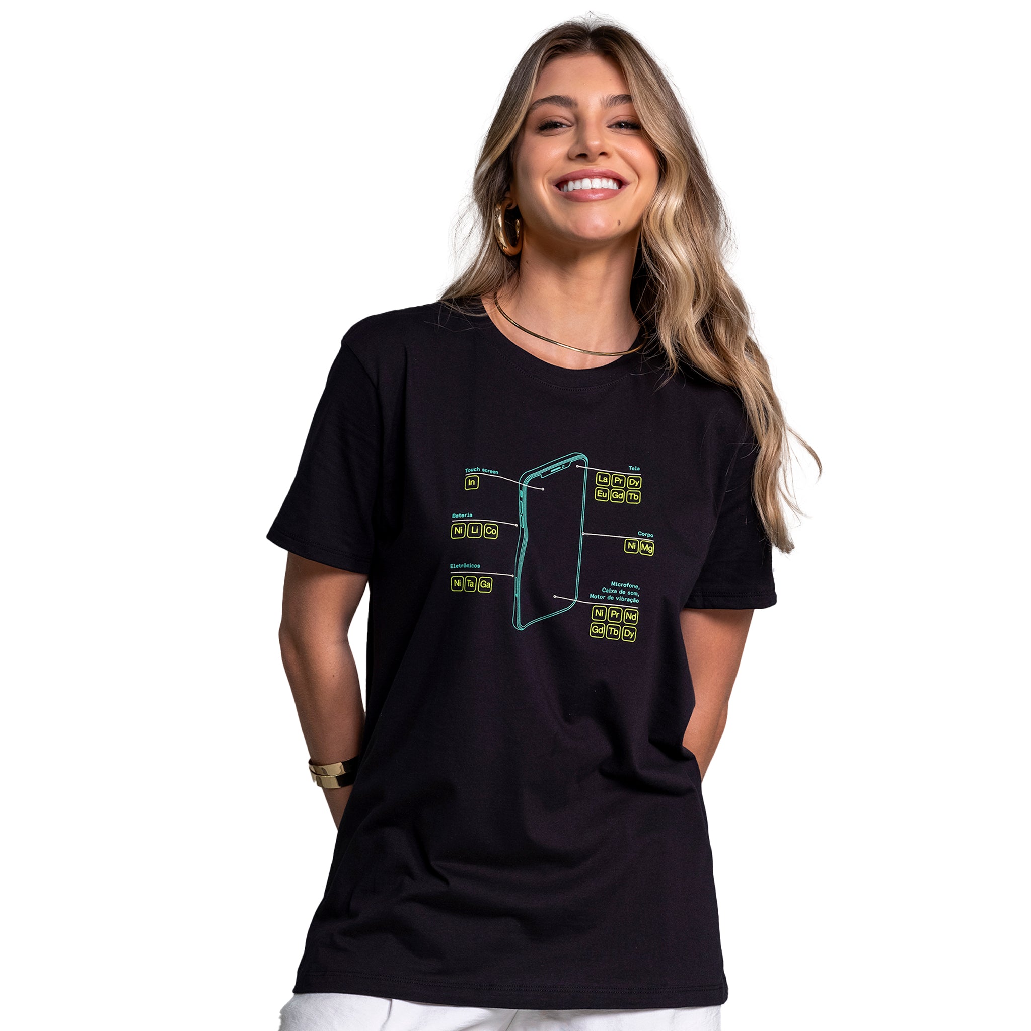 Camiseta Átomos do Celular