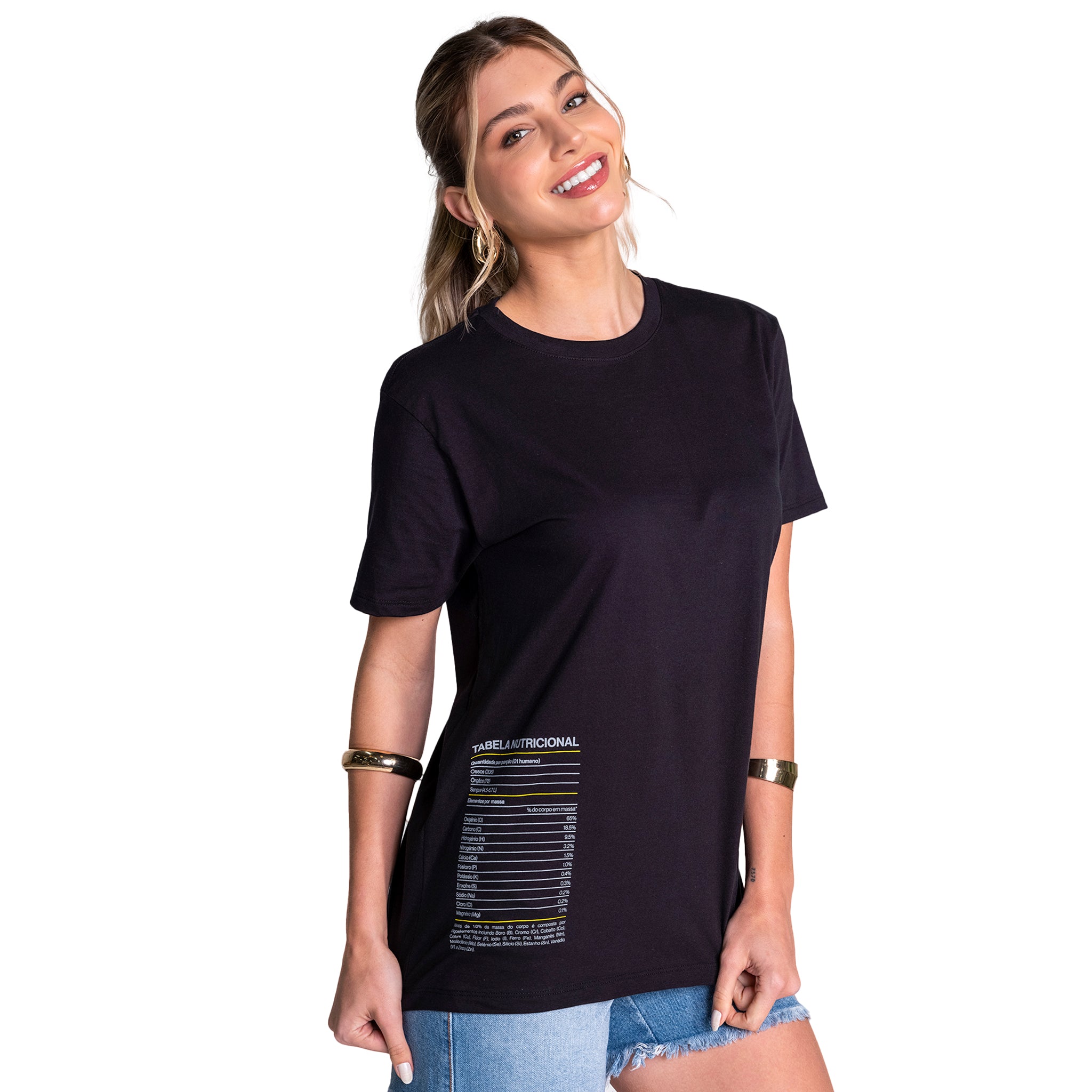 Camiseta Tabela Nutricional