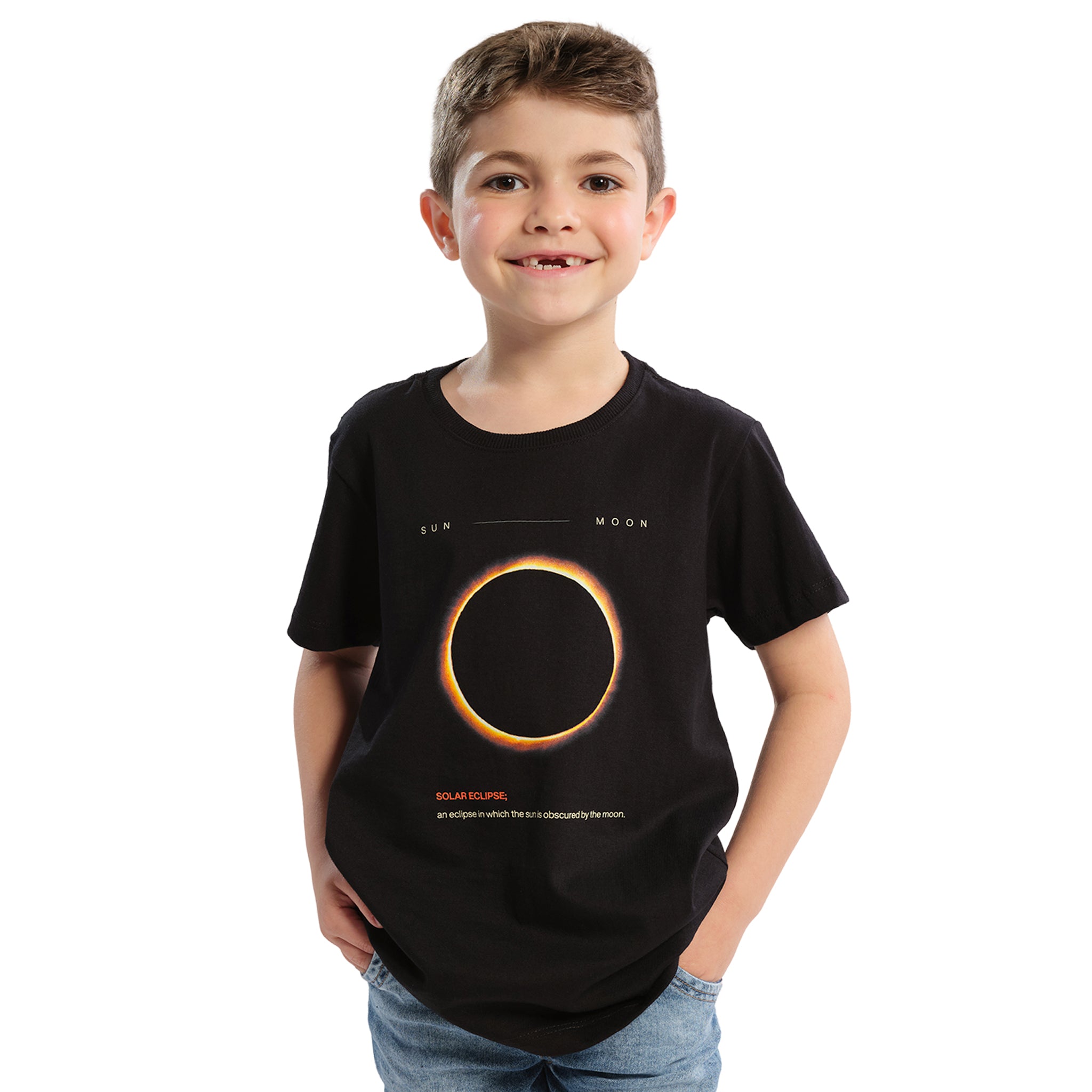 Camiseta Infantil Eclipse Solar