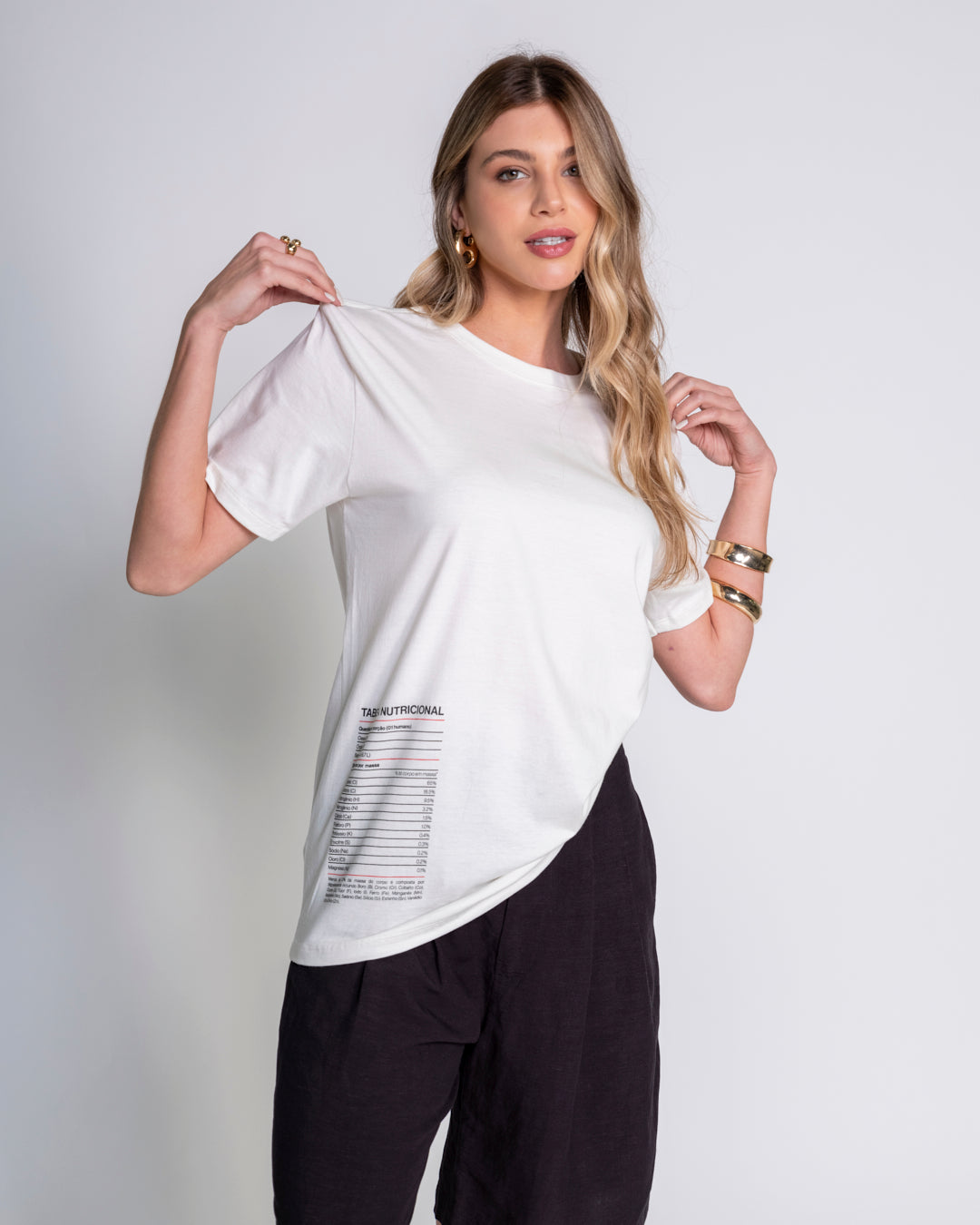 Camiseta Tabela Nutricional