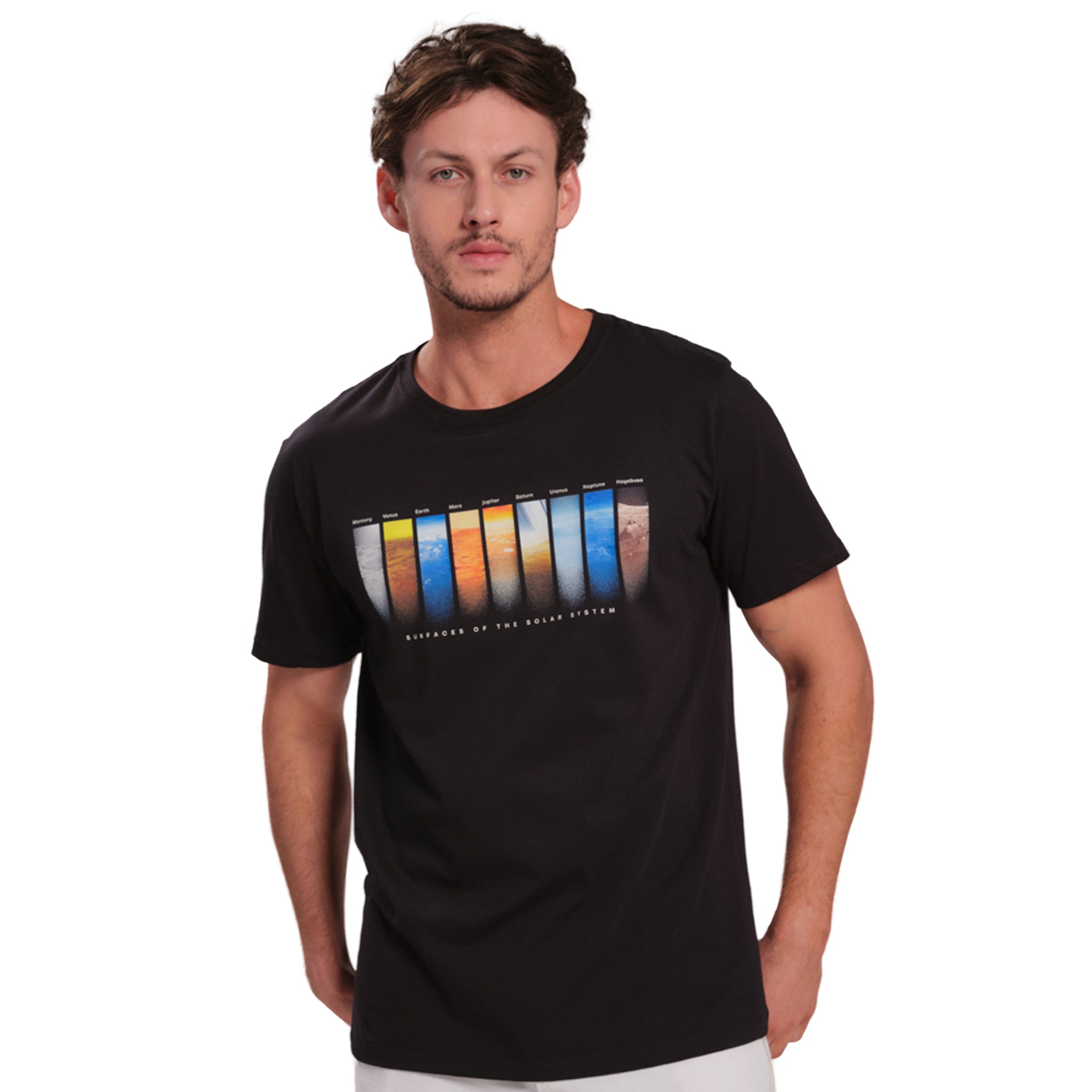 Camiseta Superfícies do Sistema Solar
