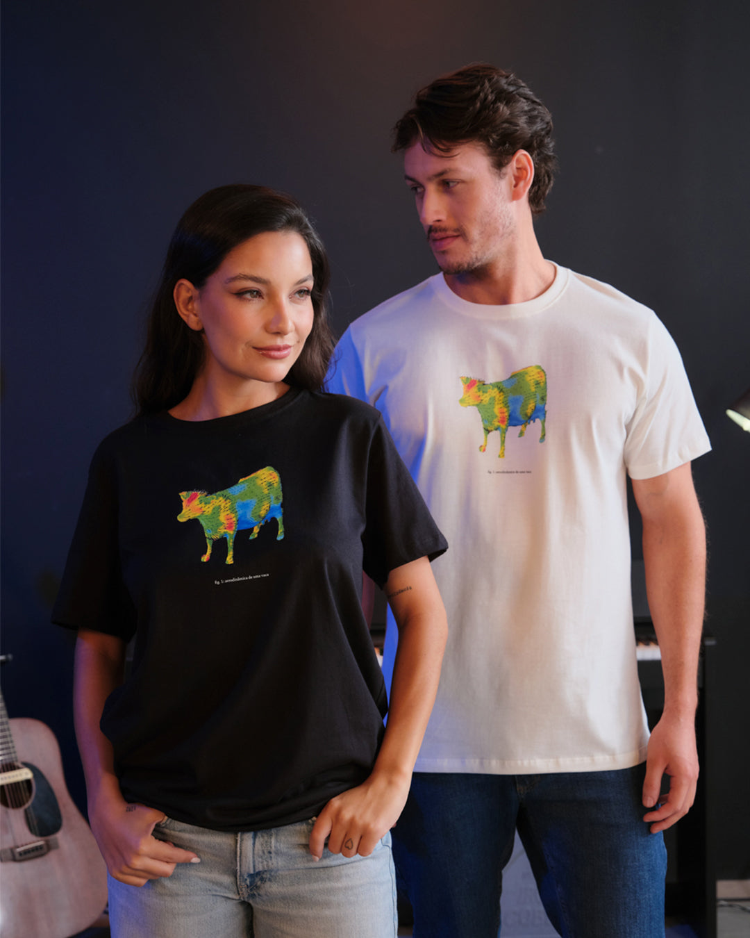 Camiseta Vaca Aerodinâmica