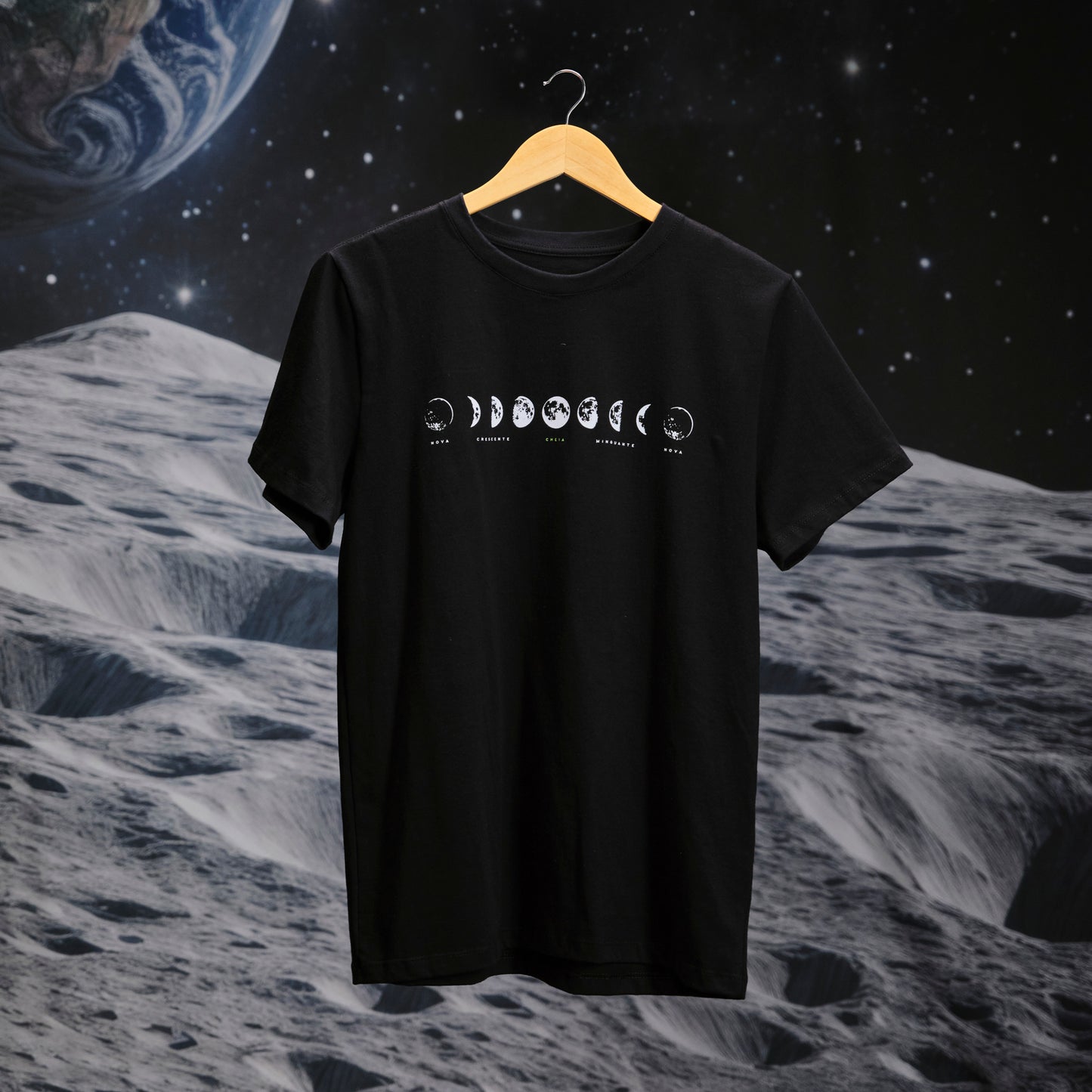 Camiseta Fases da Lua