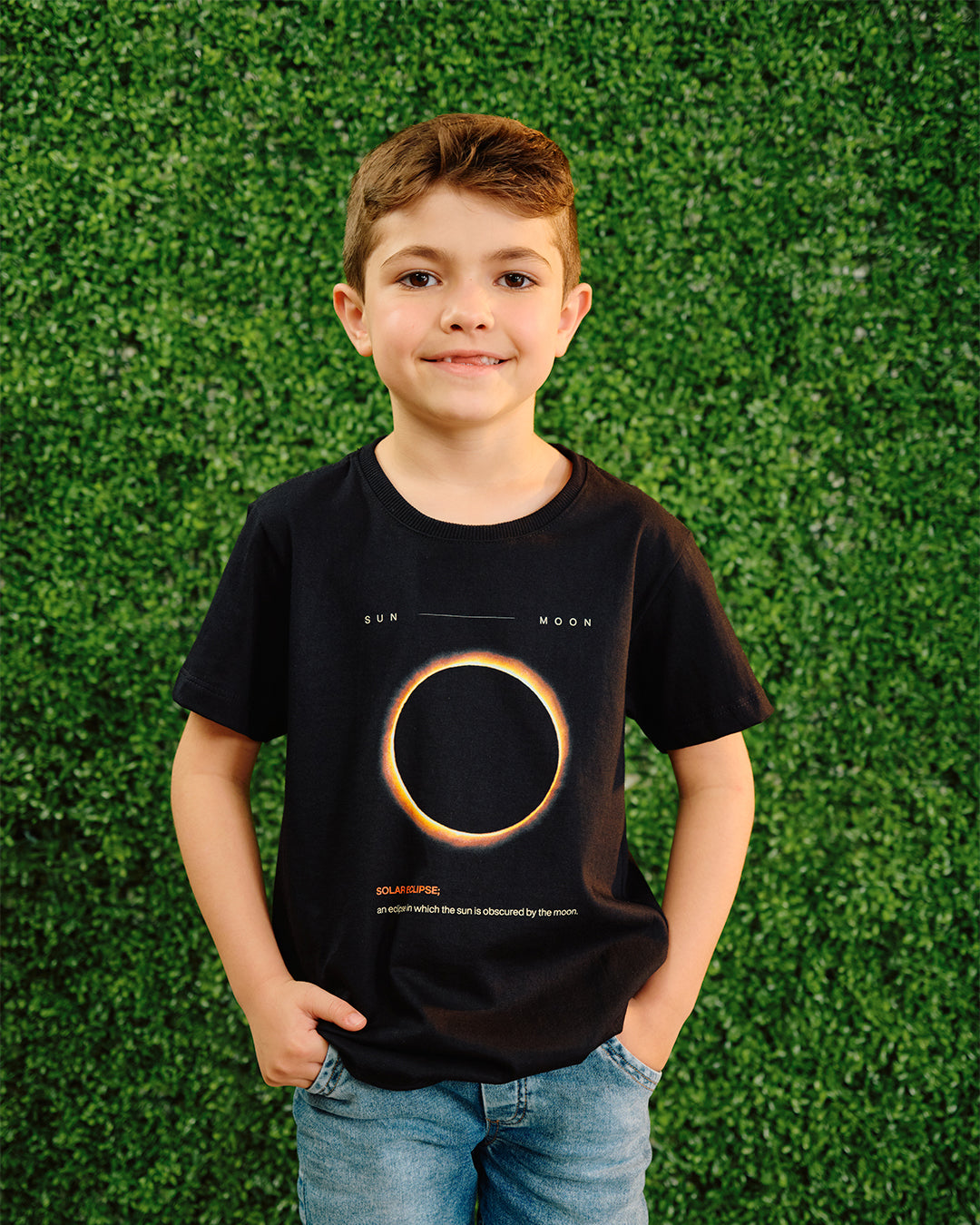 Camiseta Infantil Eclipse Solar