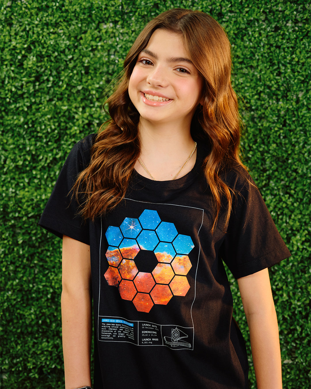Camiseta Infantil James Webb