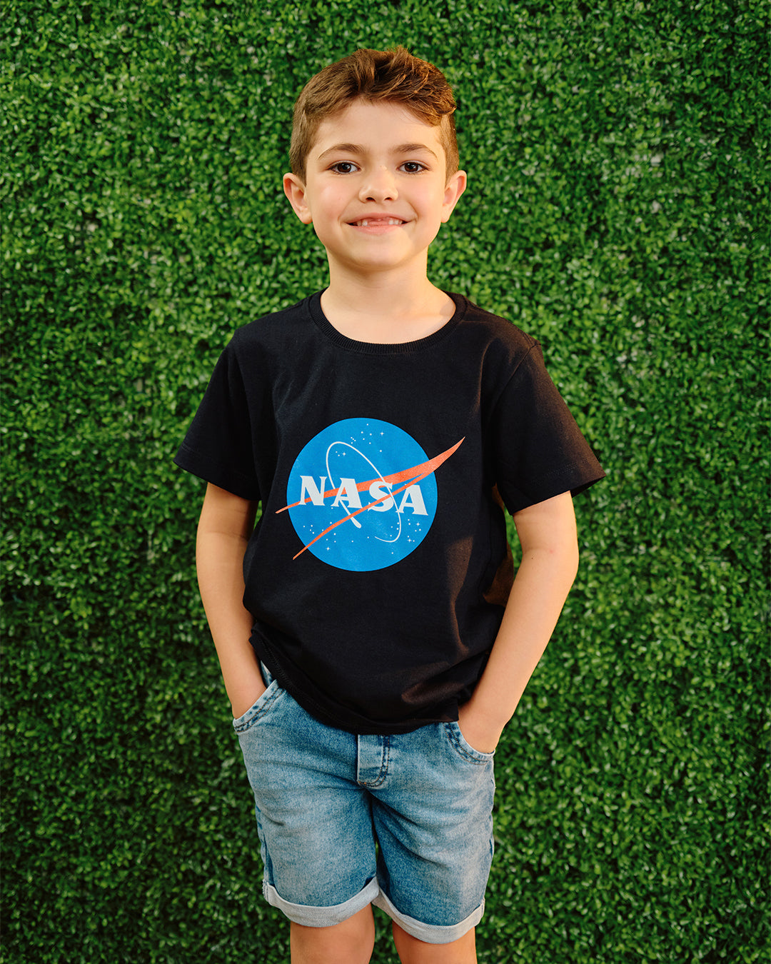 Camiseta Infantil Tema da NASA