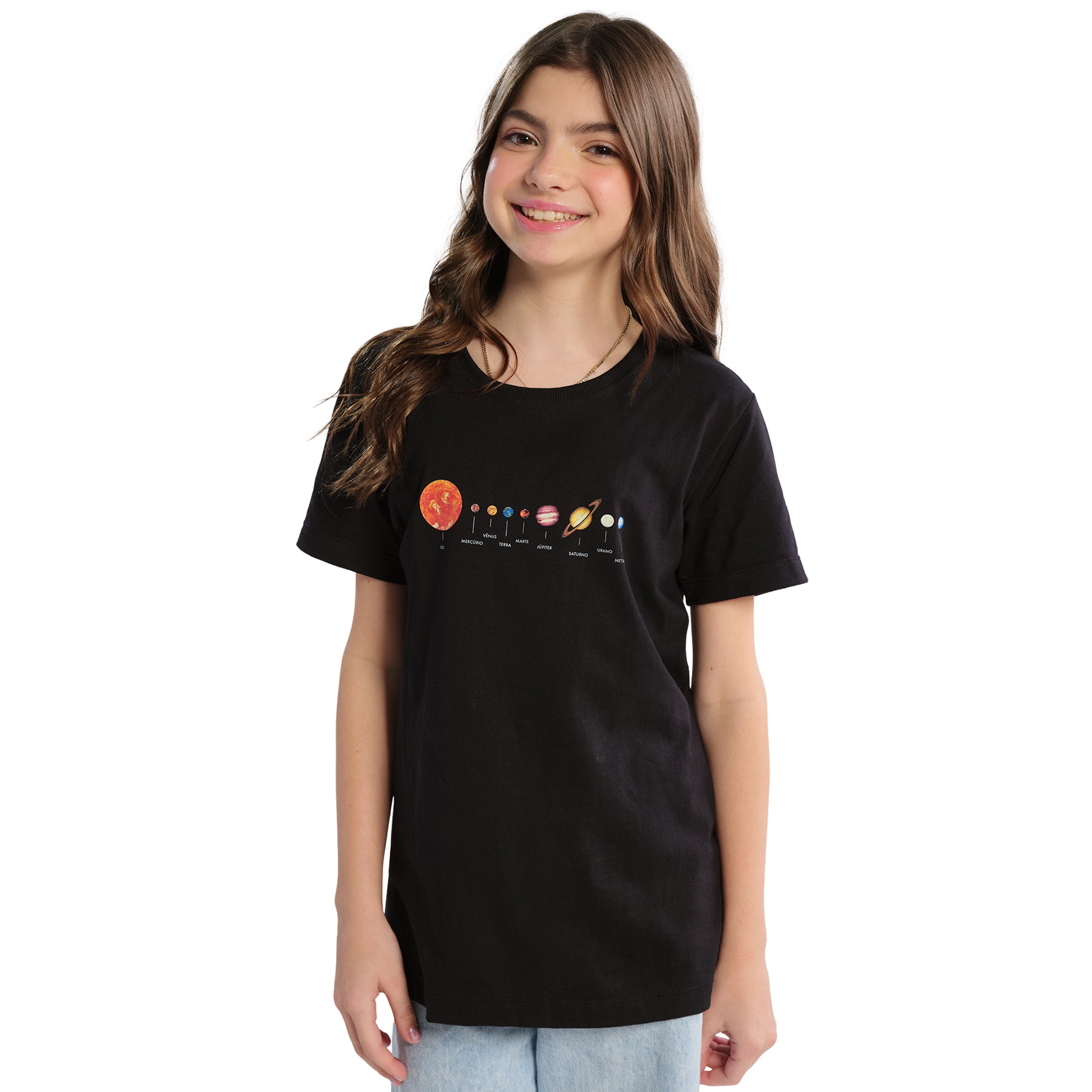 Camiseta Infantil Nosso Sistema Solar