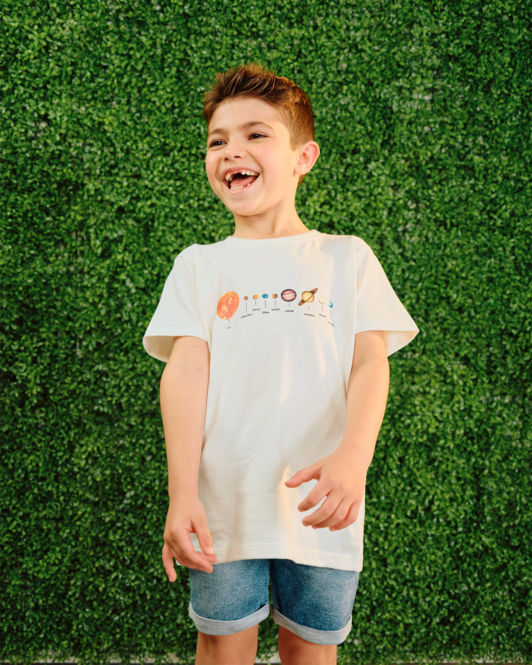 Camiseta Infantil Nosso Sistema Solar
