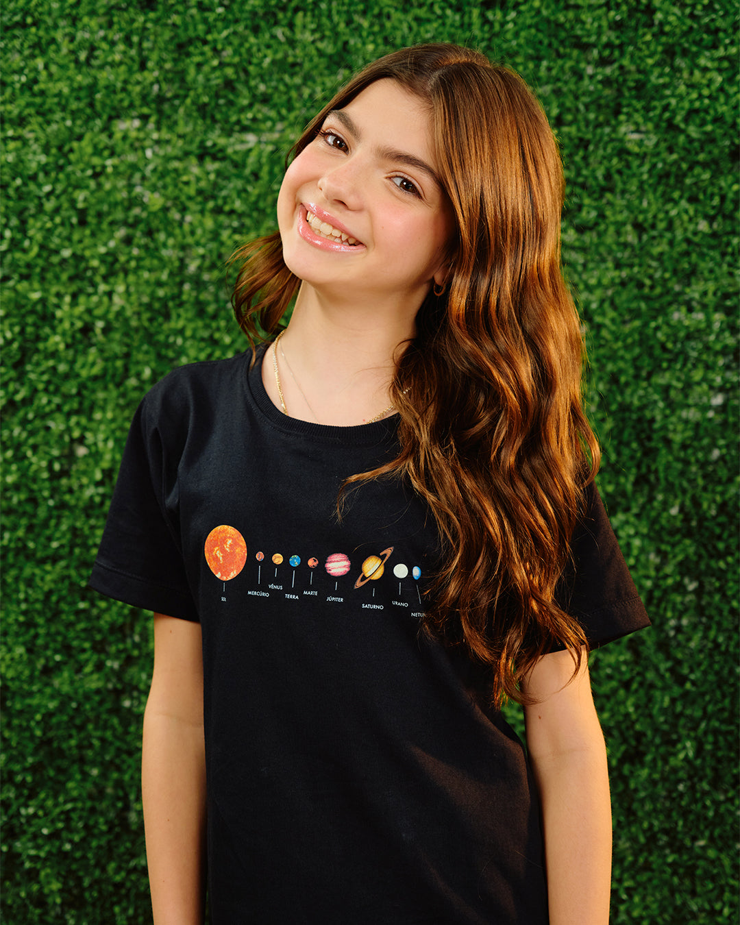 Camiseta Infantil Nosso Sistema Solar