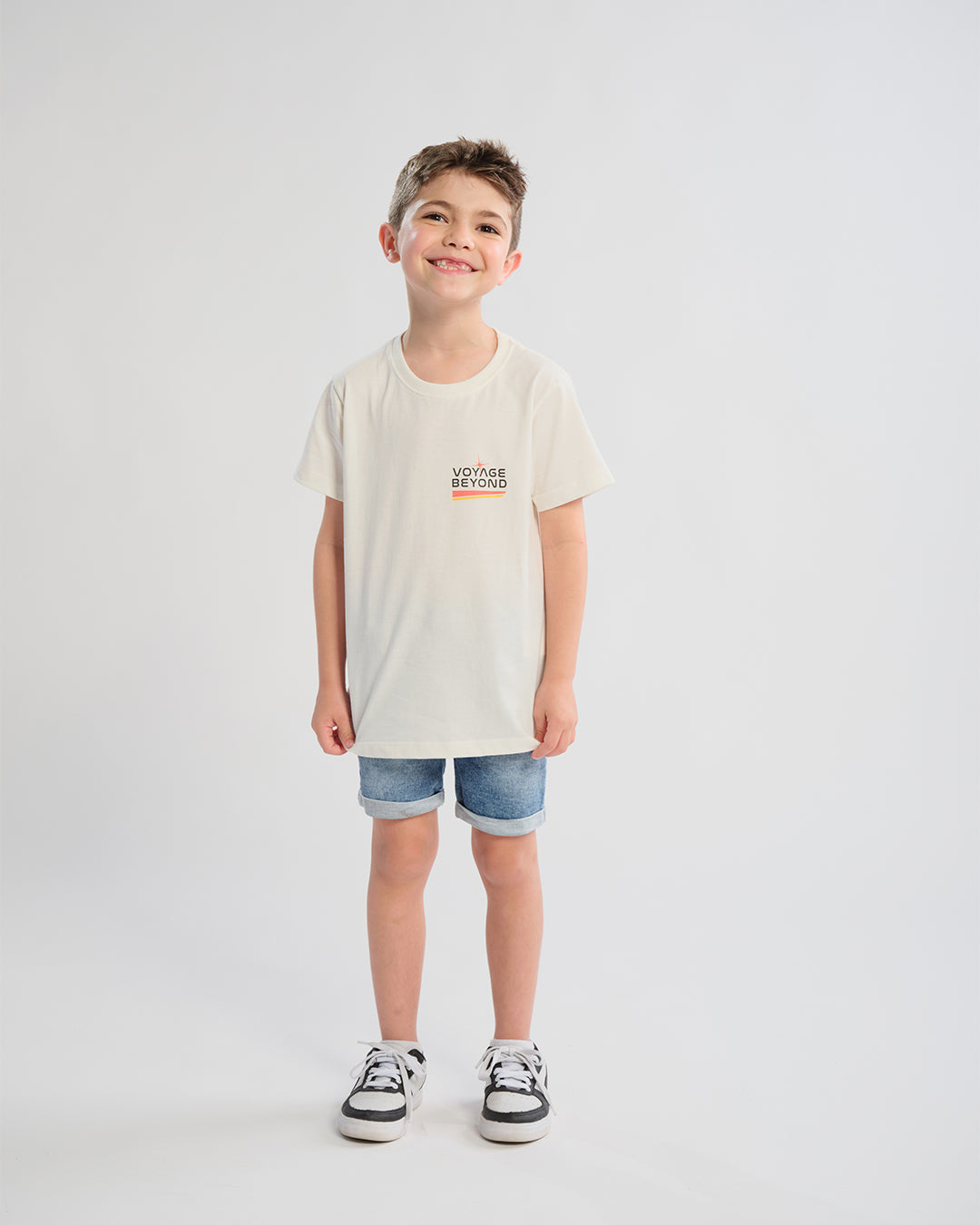 Camiseta Infantil Ônibus Espacial