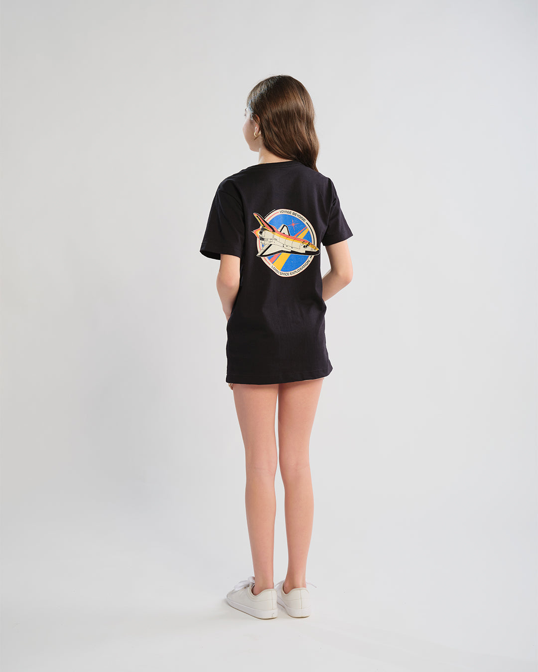 Camiseta Infantil Ônibus Espacial