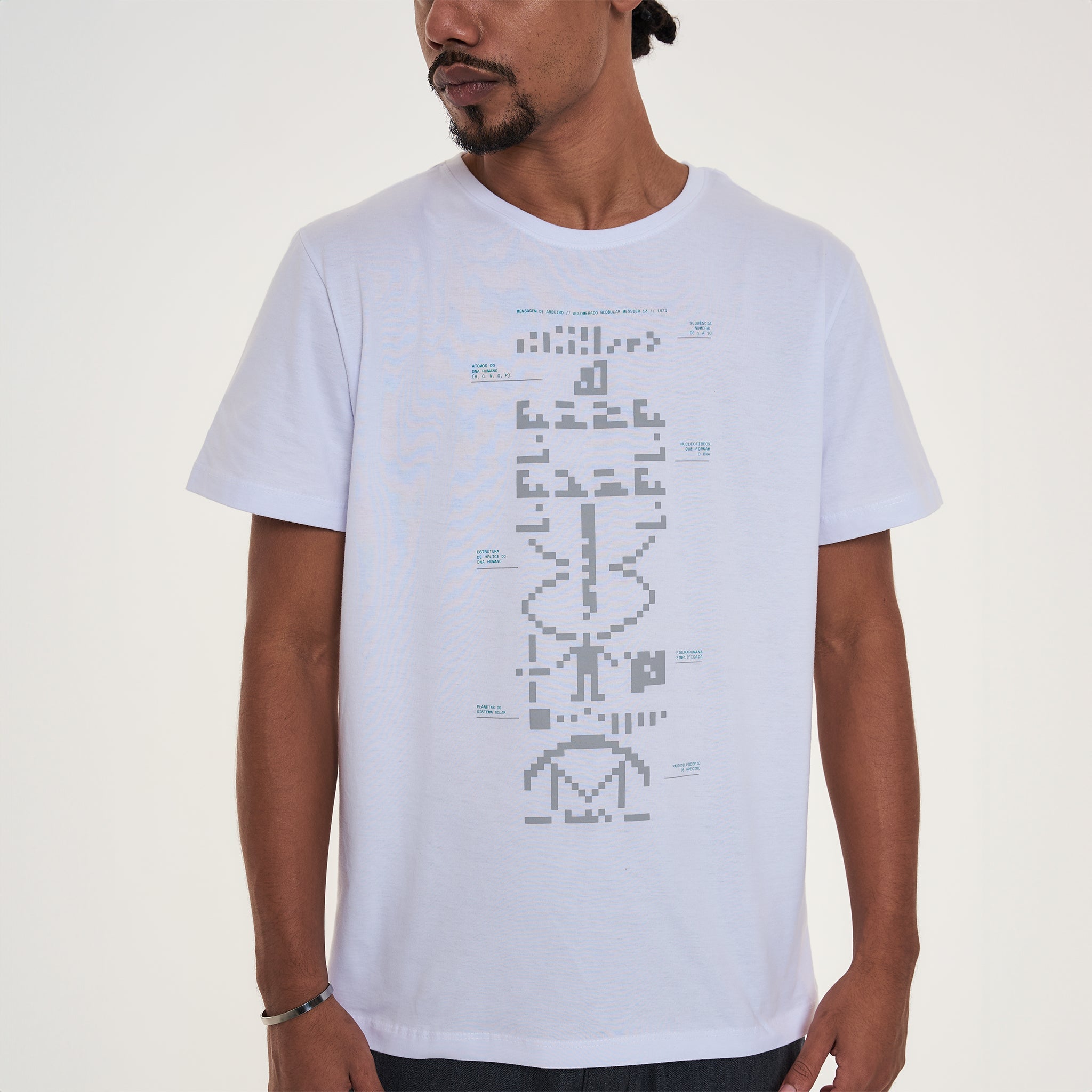 Camiseta Mensagem de Arecibo